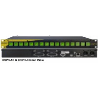 DNF USP3-16 Universal Switch Panel with 16 LCD Push Buttons - 1 RU