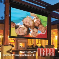 Draper 138009 Nocturne 16:9 HDTV Electric Projection Screen - 100 Inch - M White