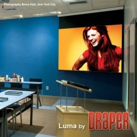 Draper 207112 70x70 Inch Luma with AutoReturn Matt White XT1000E Screen