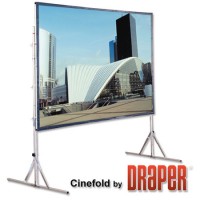 Draper 218031 Cinefold Surface Only 12 Ft. 6 Inch NTSC Flexible Matt White