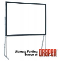 Draper 241074 Ultimate Folding Screen Standard Legs 10ft NTSC Rear Cineflex