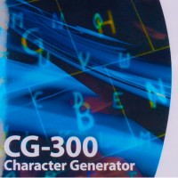 Datavideo CG-300 Character Generator Software for SD and HD