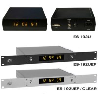 ES-192U Master Clock (6-Digit 12 Hour)