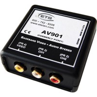 ETS AV900 Baseband BNC and RCA Stereo Audio AV Over CAT5 Balun