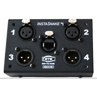 ETS PA204M InstaSnake - Receive (2) FXLR plus Receive (2) MXLR to RJ45 Jack - All Pins