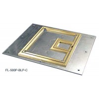 Cover with 1/4in Brass Carpet Flange  (Lift off door)