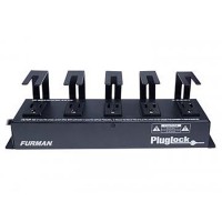 Furman PlugLock Circuit-Breaker Protected Locking Outlet Strip