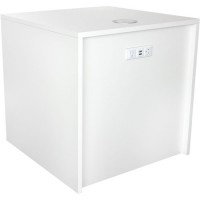 FSR HBM-LG-WHT 22 Inch Cube with AC USB Charger and TC-WC1 Qi - White