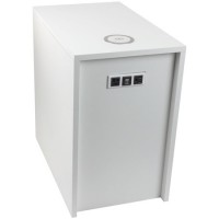 FSR HBM-SM-WHT 22 Inch x13 Inch Box with AC USB Charger and TC-WC1 Qi - White