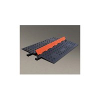 Guard Dog Low Profile-1 Channel with ADA Compliant Ramps - 3 Foot - Orange Lid/Black Base