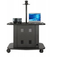 Avteq GM-200P 32inch Tall Cart w/ Adjustable Height Camera Platform