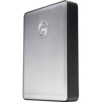 G-Tech 0G06074 G-DRIVE USB 3.0 Portable Hard Drive - 4TB - Aluminum Finish