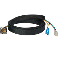 Camplex FCS015A-MR Canare Hybrid Fiber Optic Cable SMPTE/ARIB w/LC-Male 1ft