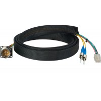 Camplex FCS015A-MR Canare Hybrid Fiber Optic Cable SMPTE/ARIB w/ST-Male 1ft