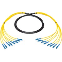 Camplex 8-Channel LC-Single Mode Tactical Fiber Optical Snake - 50 Foot