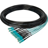 Camplex 12-Channel SC Multi Mode OM3 Fiber Optic Tactical Snake - 150 Foot