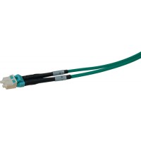 Camplex 2-Channel LC-LC OM3 Multimode Plenum Fiber Optic Cable 100 Foot Cables