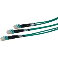 Camplex 6-Channel LC-LC OM3 Multimode Plenum Fiber Optic Cable 100 Foot