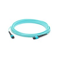 AddOn 10m OM3 Aqua Duplex Patch Cable  