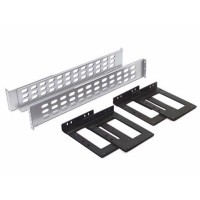 Rack rail kit - gray - 19in  