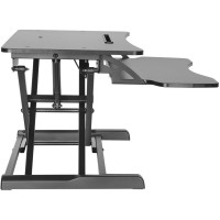 Sit stand desk work station riser  