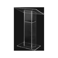 LARGE TOP CLEAR ACRYLIC LECTERN  