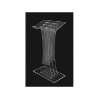 CONTEMPORARY CLEAR ACRYLIC LECTERN  