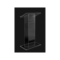 TRADITIONAL RTA CLEAR ACRYLIC LECTERN  