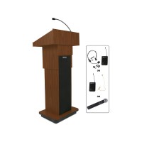 EXECUTIVE ADJ COLUMN LECTERN - WRLS -MH  