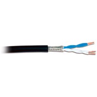 Canare L-4E6AT Permanent Install Star Quad Cable 656ft Roll Black