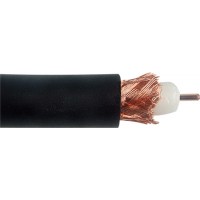 Canare L-5CFW 18 AWG 75 Ohm Digital Video Flexible Coaxial Cable-Black-984 Ft