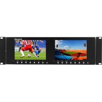 Marshall M-LYNX-702 7In Rack mountable 1024x600 Dual LCD Display Monitor-V 3
