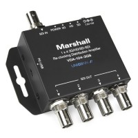 Marshall VDA-104-3GS 1x4 3G/HD/SD-SDI Reclocking Distribution Amplifier