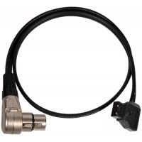Anton Bauer PowerTap (P-Tap) to Right Anlge 4-Pin XLR Female Power Cable 28 Inch