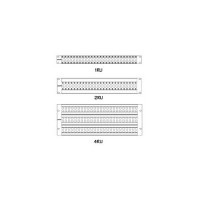 6X26 Unloaded Patch panel 4 RU with Designation Strips