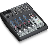 Behringer XENYX 802 Premium 8-Input 2-Bus Mixer with XENYX Mic Preamps/ British