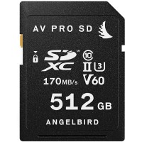 AVP512SDV60X2 Angelbird	512GB AV Pro UHS-II SDXC Memory Card(2-Pack)
