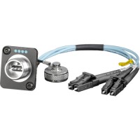 C9060 FieldCast 4Core Multi-Mode Chassis to Two LC Connector Cable (19.7")
