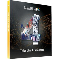 SKUTPL4BR NewBlueFXTitler Live 4 Broadcast (Download)     